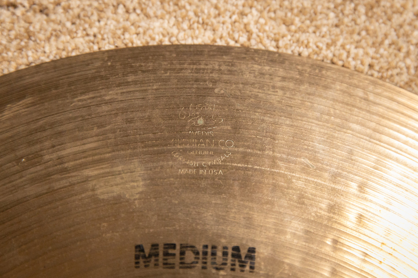 Zildjian 16" CO Stamp Medium Crash Cymbal 1173g