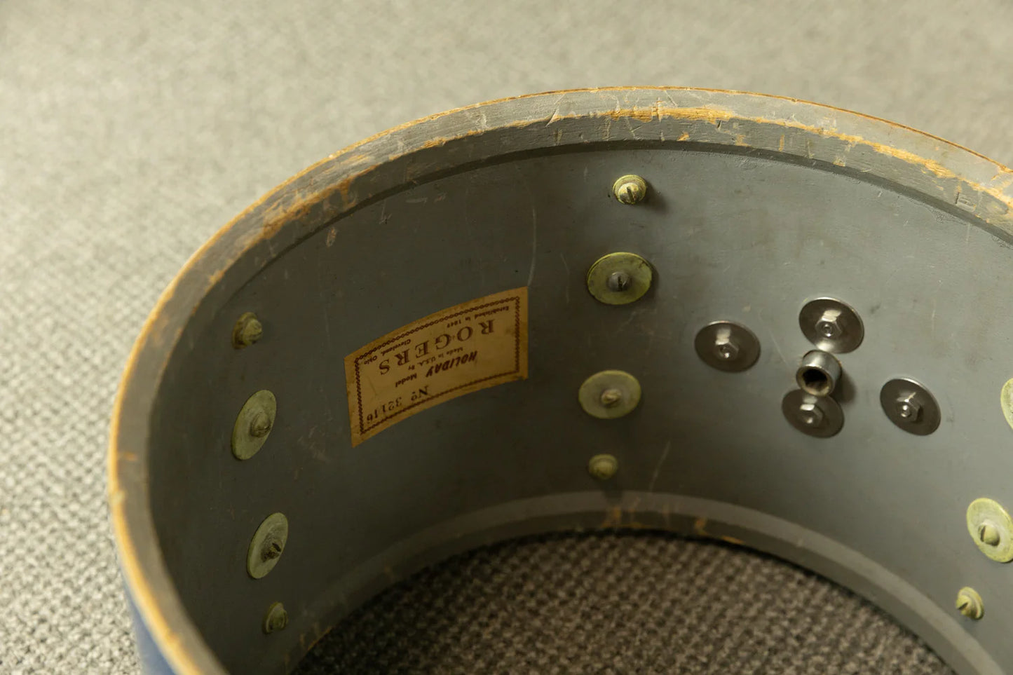 1960s Rogers 9x13 Sparkling Blue Pearl Tom