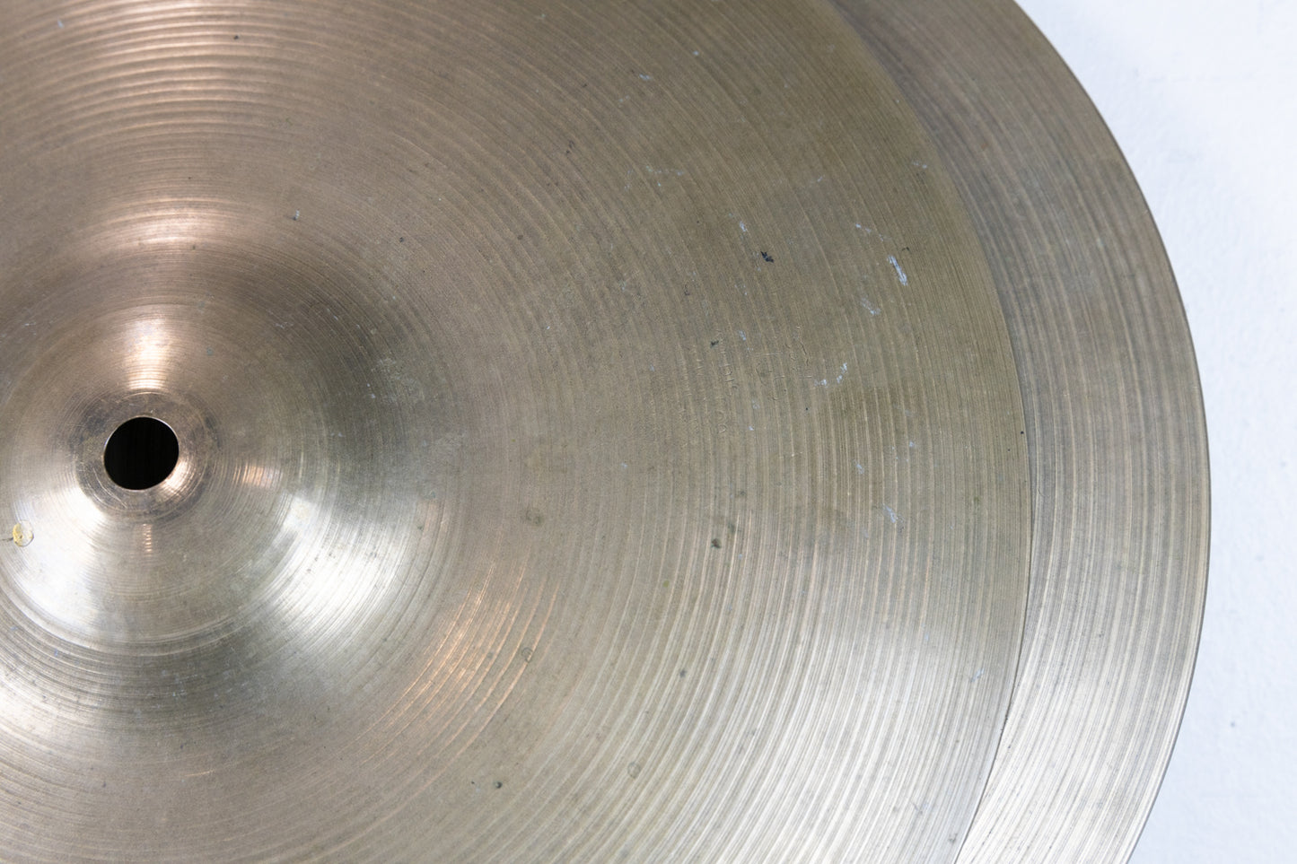 1960s Zildjian A 12" Hi Hat Cymbals 544g 642g