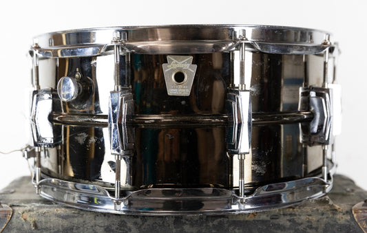 Vintage Ludwig 6.5x14 Black Beauty Snare Drum