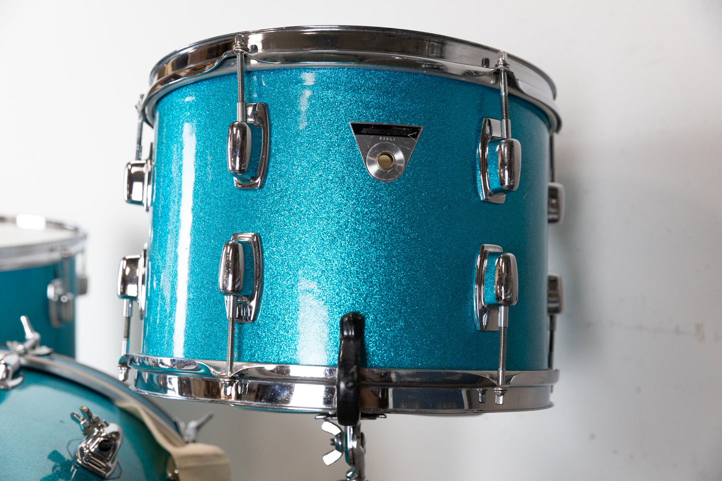 1970s Ludwig Standard S-320 Blue Mist Drum Set