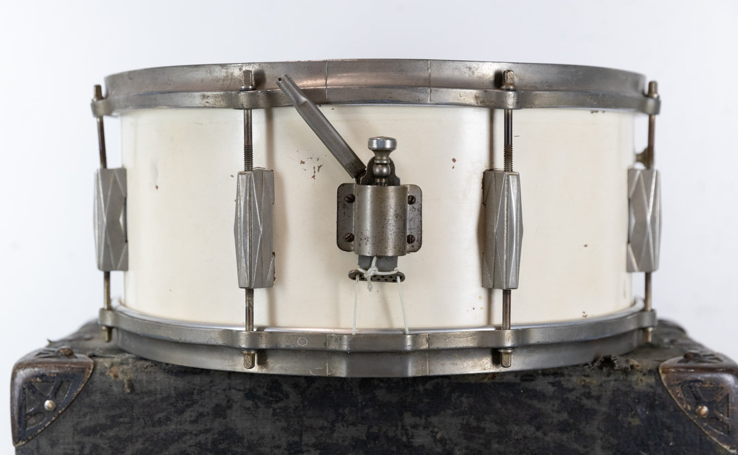1948 Gretsch 6.5x14 Broadkaster "Duco-White" Snare Drum