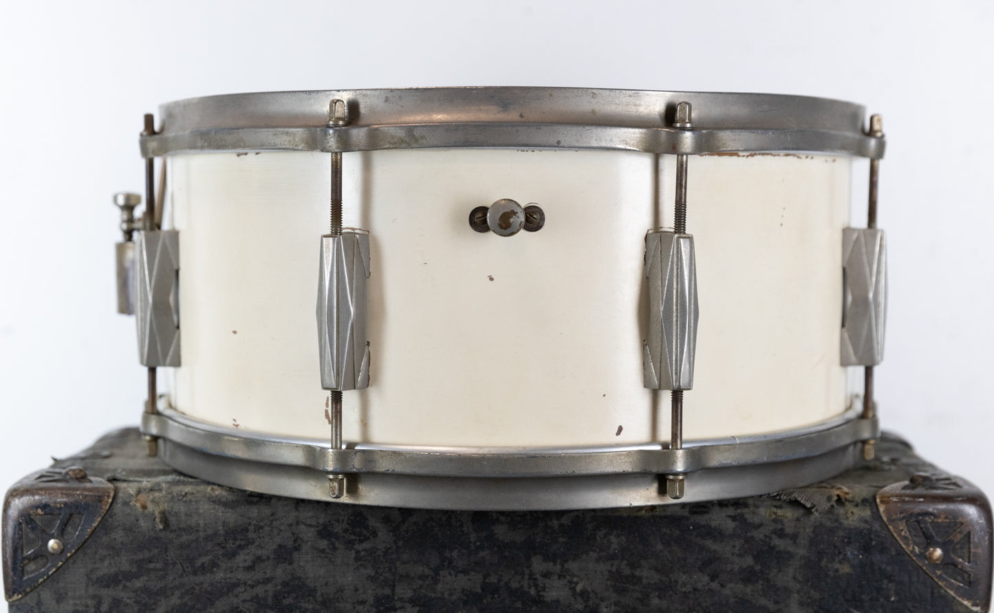 1948 Gretsch 6.5x14 Broadkaster "Duco-White" Snare Drum