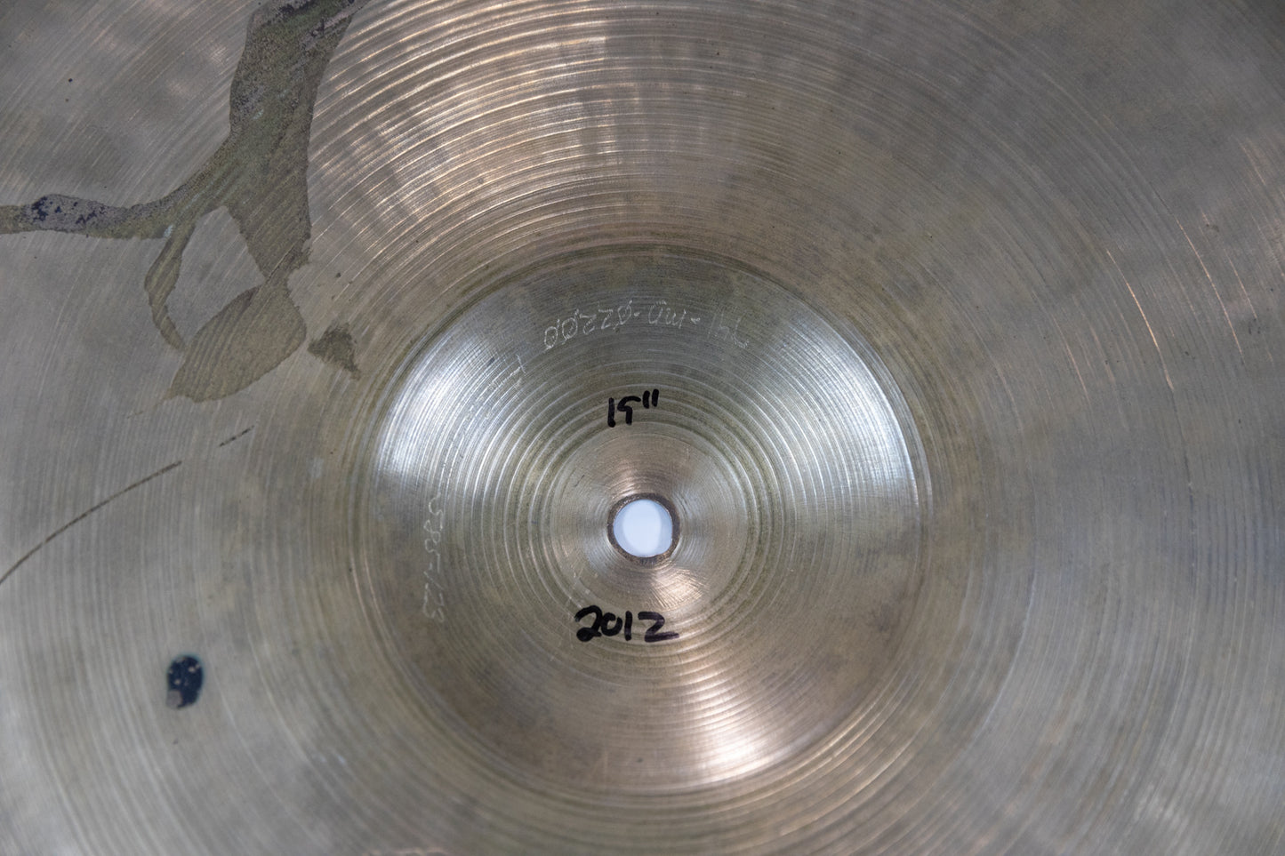 1960s Zildjian A 19" Small Stamp Ride Cymbal 2012g