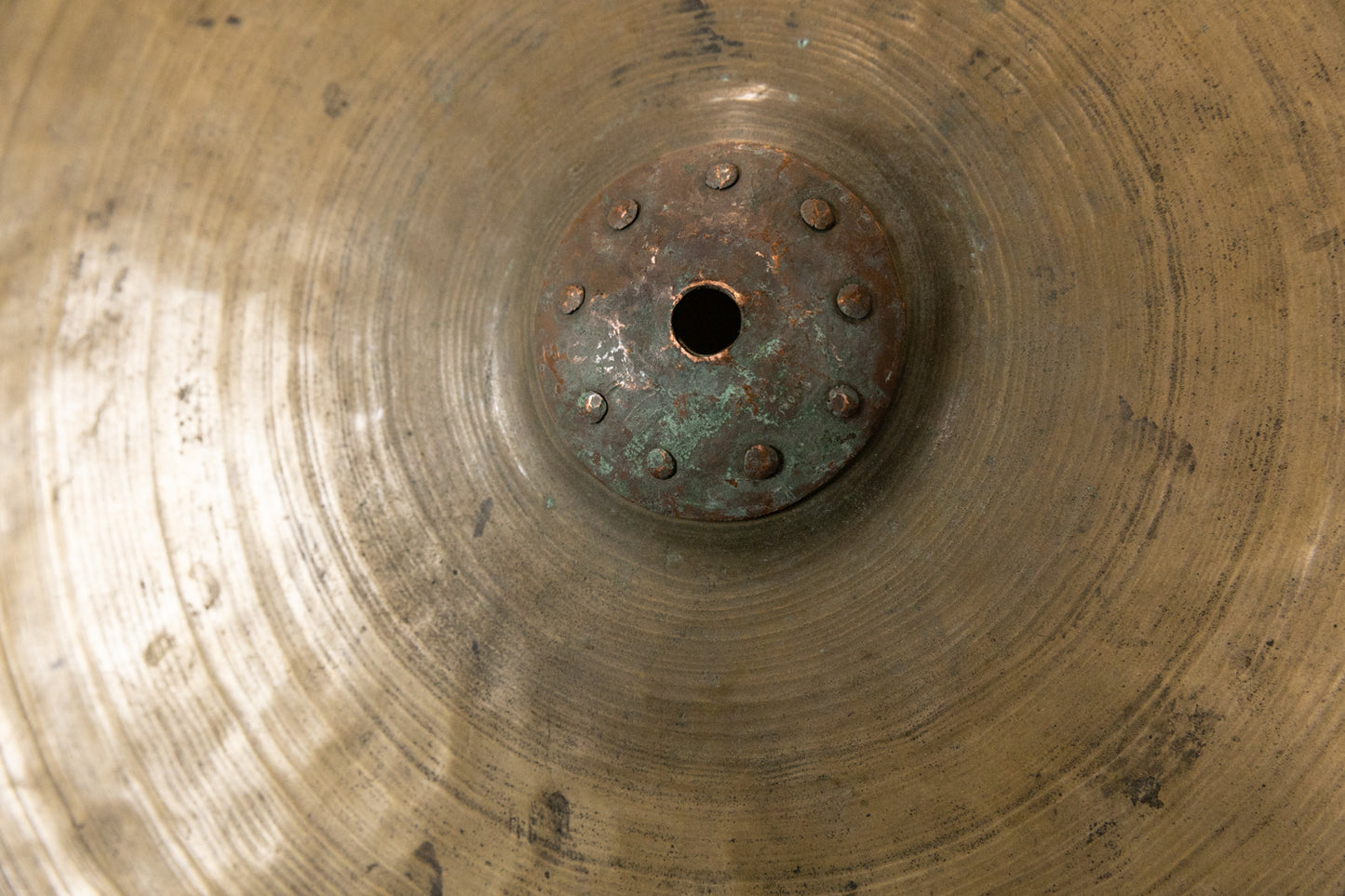 1930s Zildjian K Constantinople 14" HI Hat Cymbal 1448g
