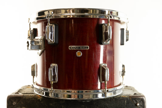 1980s Pearl 12x10 "Extender" Rosewood Lacquer Tom
