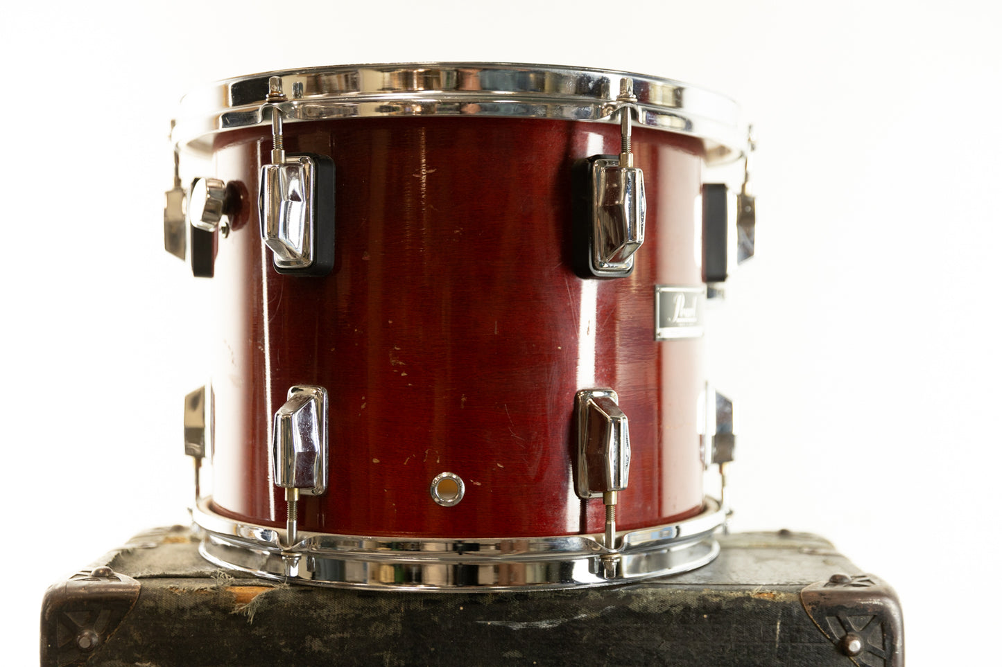 1980s Pearl 12x10 "Extender" Rosewood Lacquer Tom