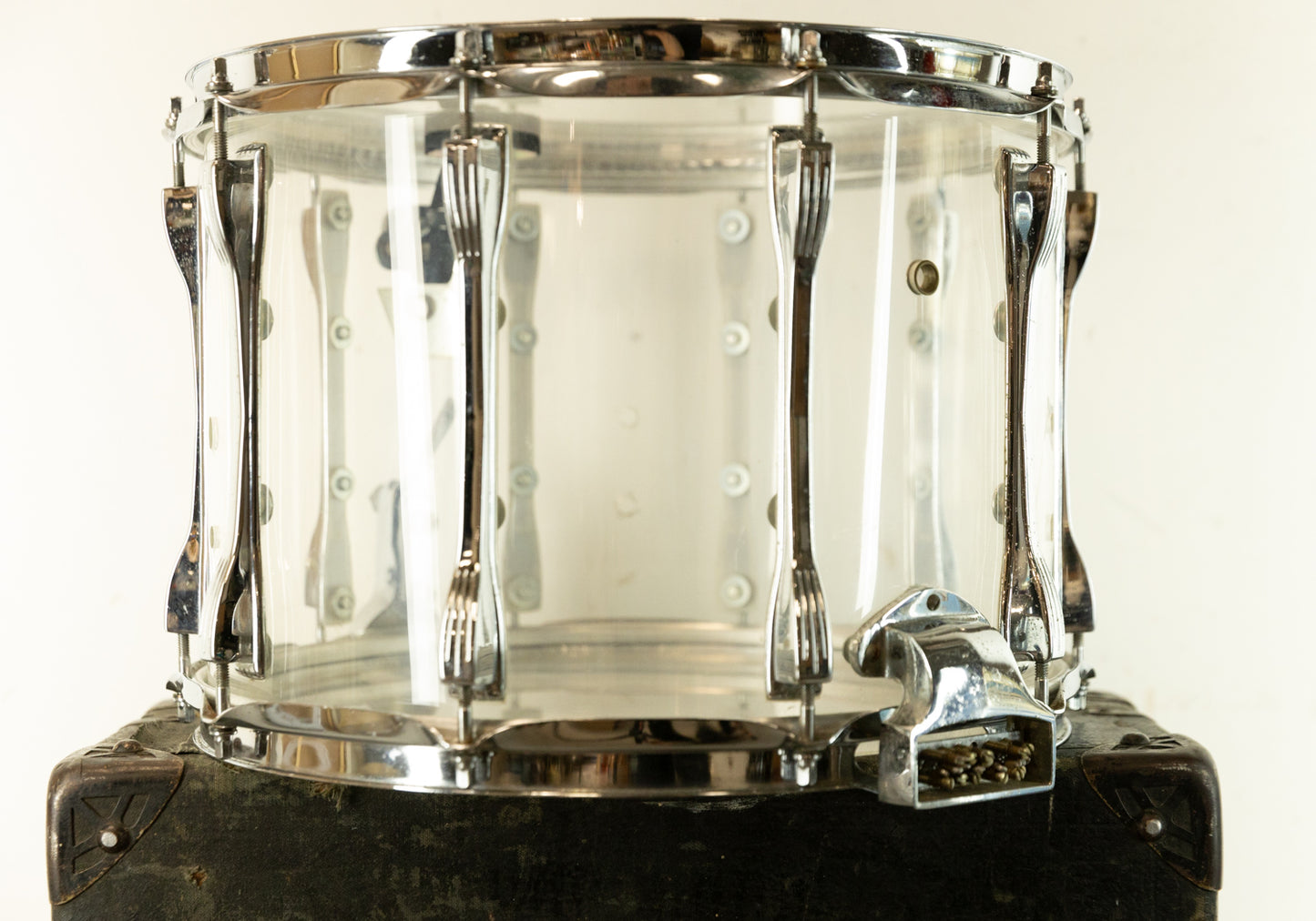 1970s Ludwig Vistalite 10x14 High Tension Snare Drum