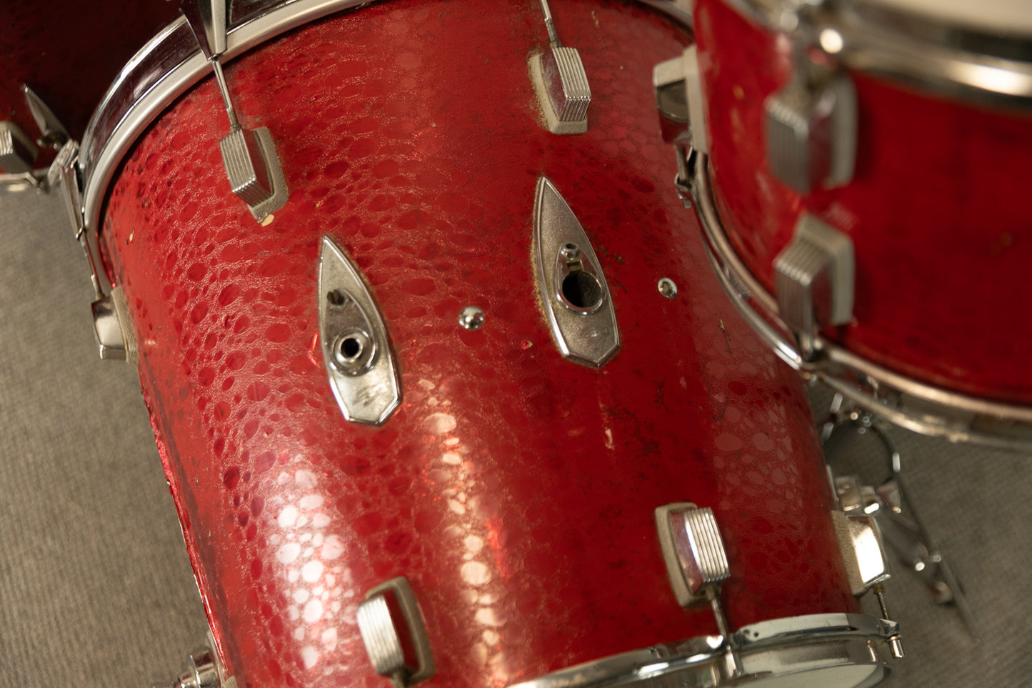 1960s Trixon Telstar Red Croco Drum Set