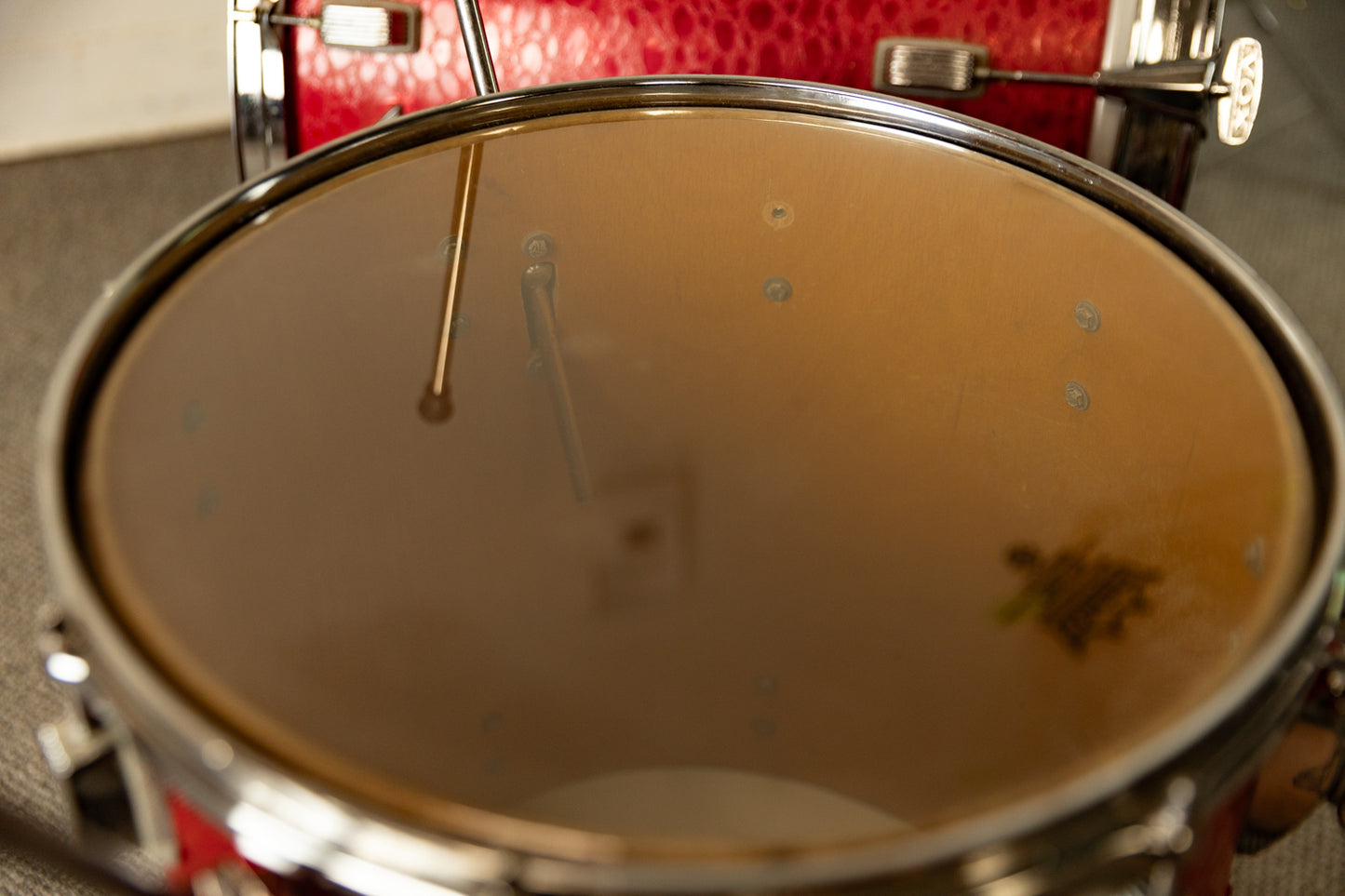 1960s Trixon Telstar Red Croco Drum Set