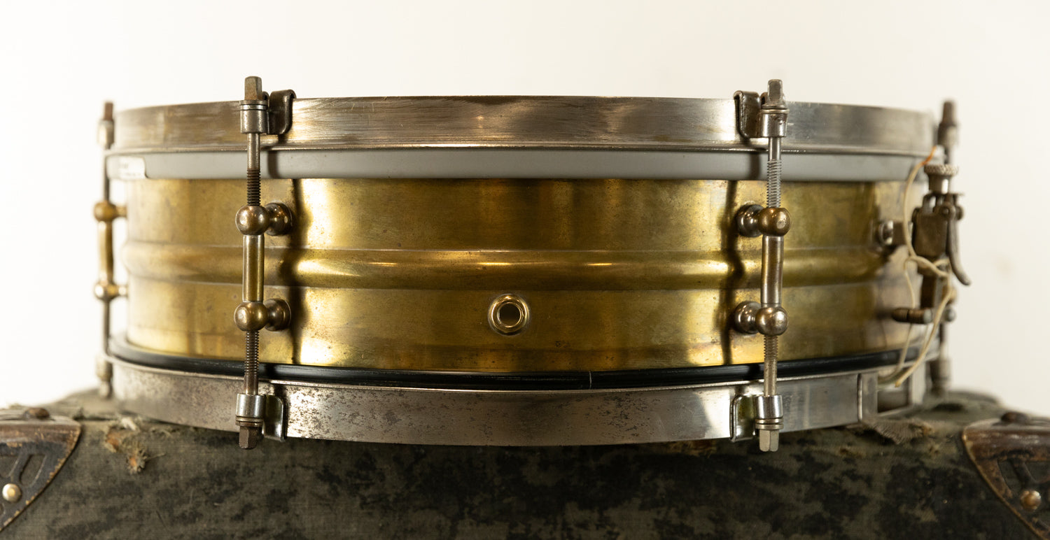 Vintage Duplex 4x14 Metal Snare Drum Hawthorne Drum Shop