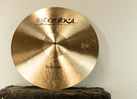 Istanbul Mehmet 16" Traditional Medium Crash Cymbal 1001g