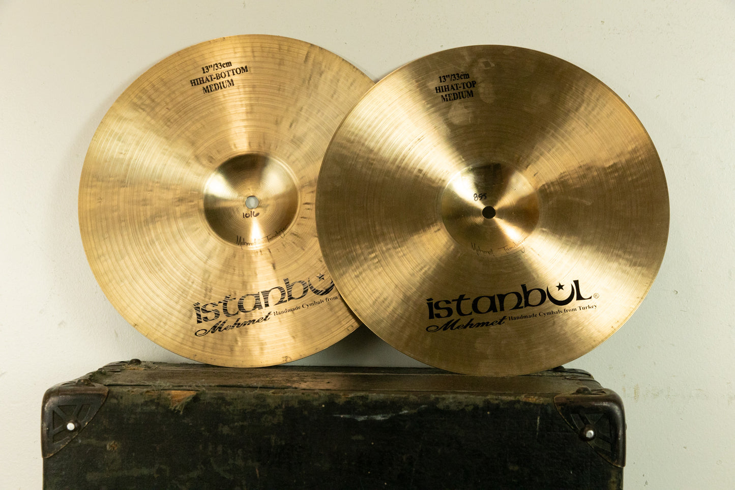 Istanbul Mehmet 13" Traditional Hi-Hat Flat Hole Cymbals 855g 1016g