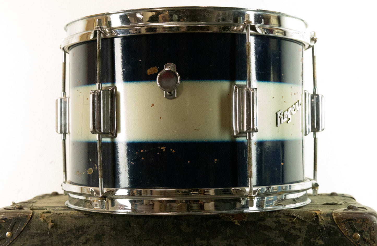 1960s Rogers 8x12 Blue and Silver Duco Tom