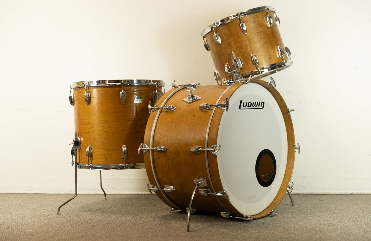 1970s Ludwig Thermogloss Drum Set