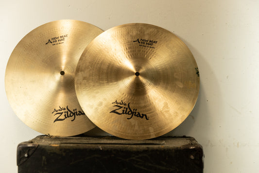 2006 Zildjian A 14" New Beat Hi Hat Cymbals 1116g 1478g