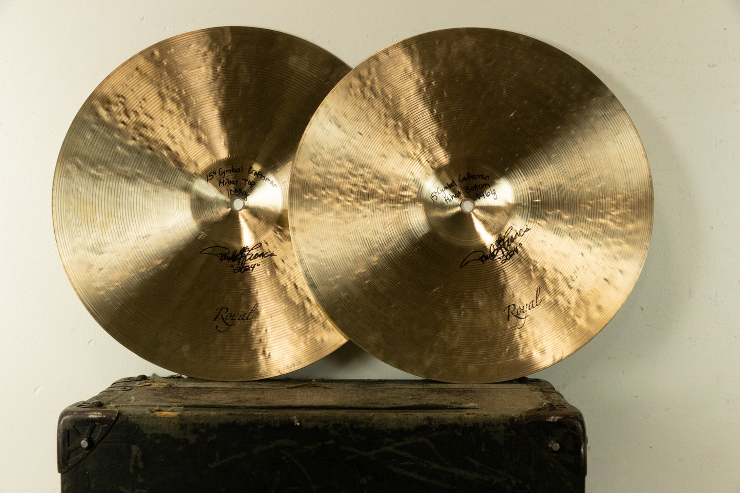 Cymbal Craftsman 15" Hi Hat Cymbals 1088g 1461g