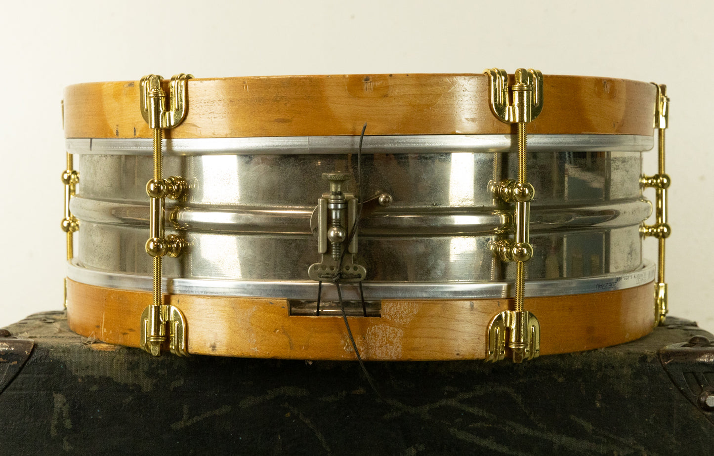 1920s Ludwig 4x14 NOB Dance Model Snare Drum