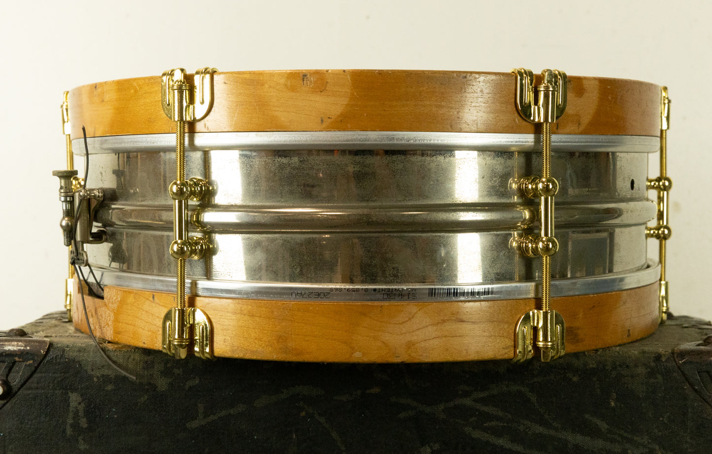 1920s Ludwig 4x14 NOB Dance Model Snare Drum