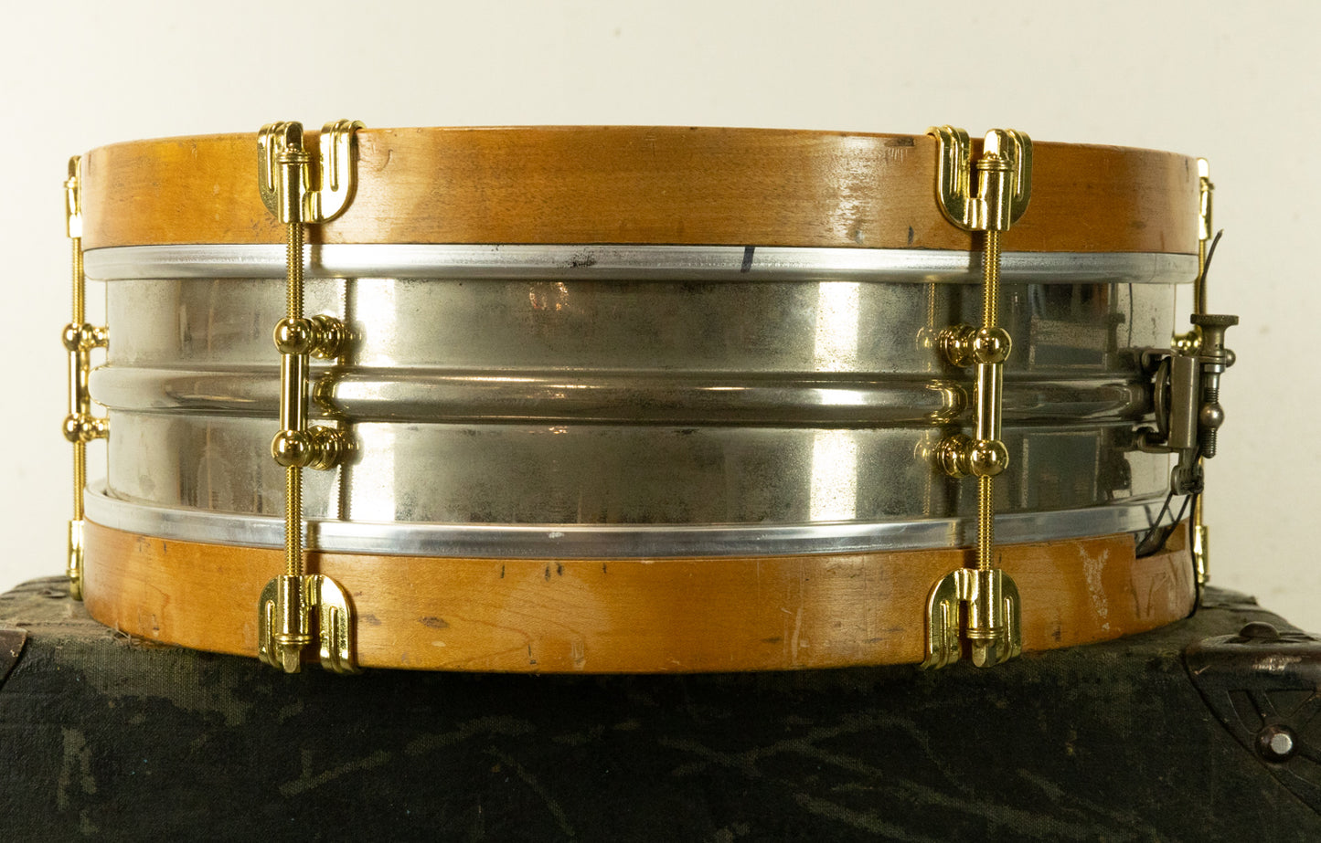 1920s Ludwig 4x14 NOB Dance Model Snare Drum