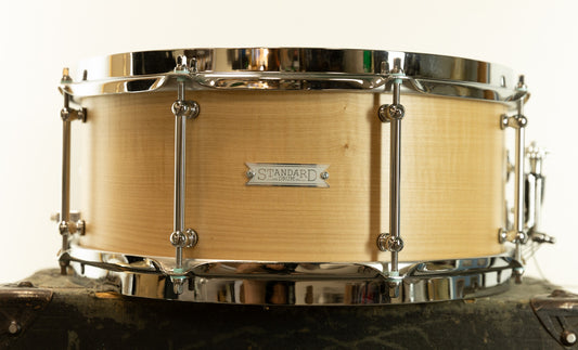 Standard Drum Co. 6x14 Solo Solid Maple Shell Snare Drum