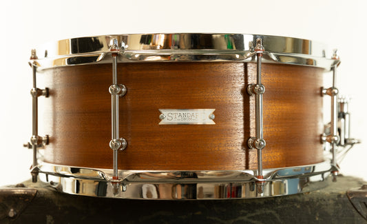 Standard Drum Co. 6x14 Old Timer Mahogany Snare Drum