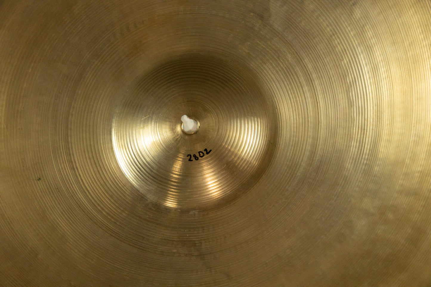 1960s Zildjian A 22" Ride Cymbal 2802g