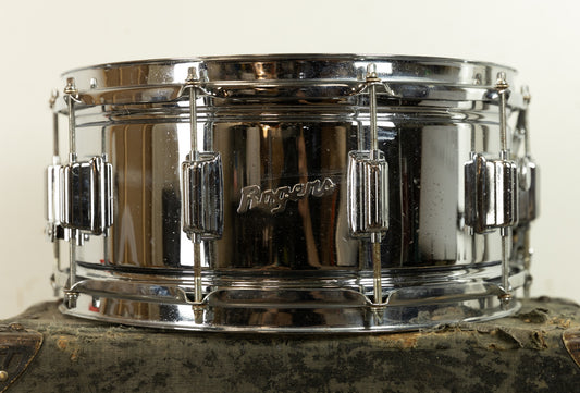 1970s Rogers 6.5x14 SuperTen Snare Drum