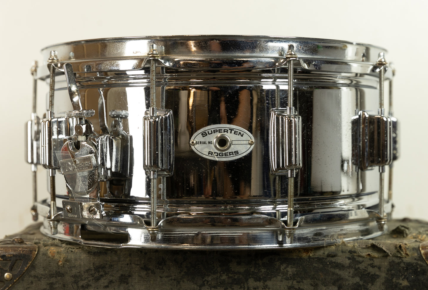 1970s Rogers 6.5x14 SuperTen Snare Drum