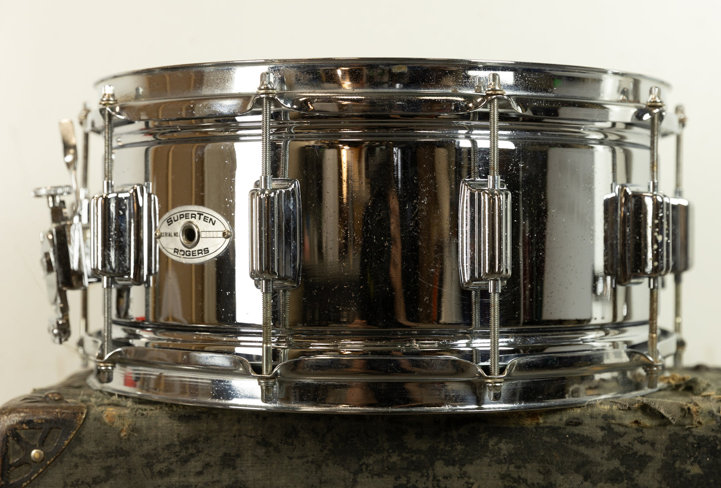 1970s Rogers 6.5x14 SuperTen Snare Drum