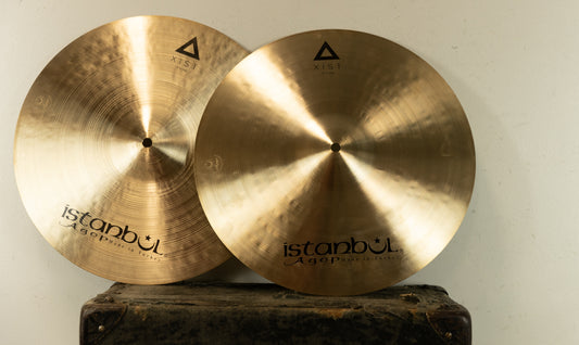 Istanbul Agop XIST 15" Natural Hi Hat Cymbals 973g 1295g