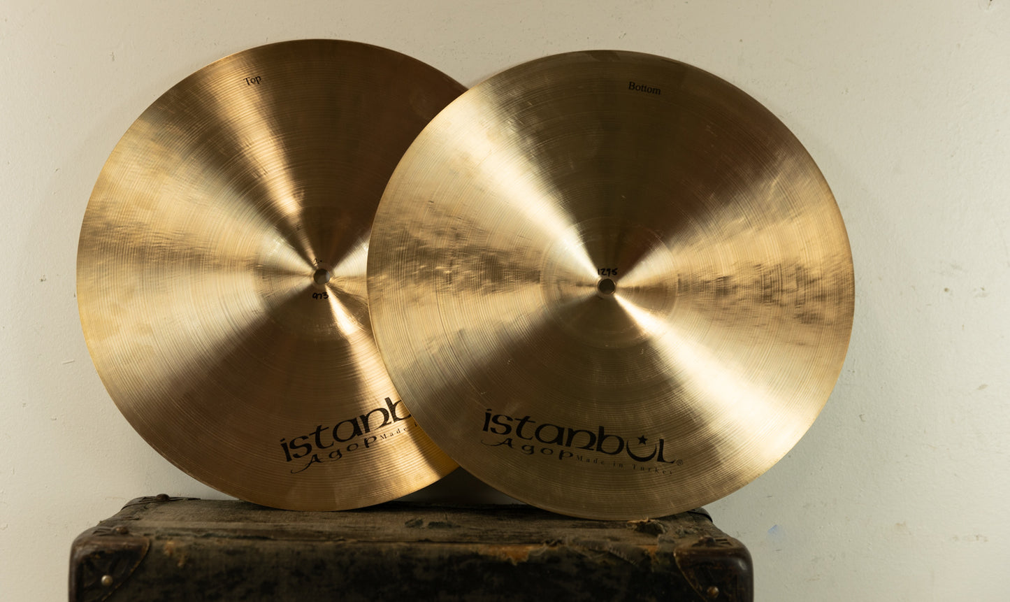 Istanbul Agop XIST 15" Natural Hi Hat Cymbals 973g 1295g