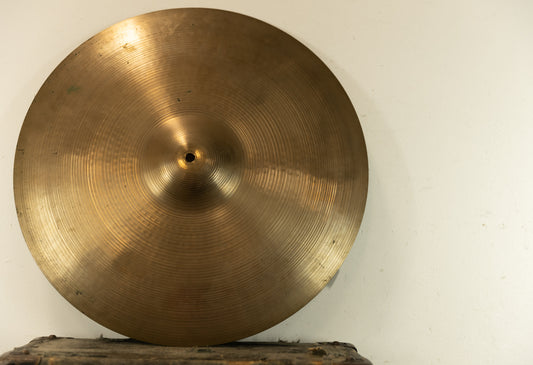 1970s Zildjian A 20" Thin Ride Cymbal 1899g