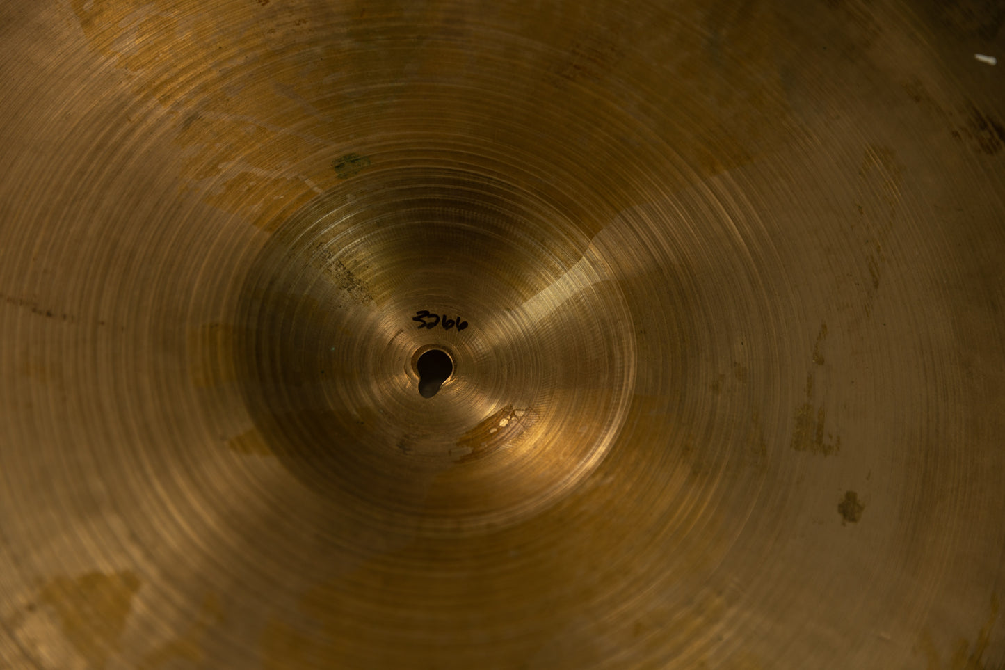 1960s Zildjian A 22" Ride Cymbal 3266g