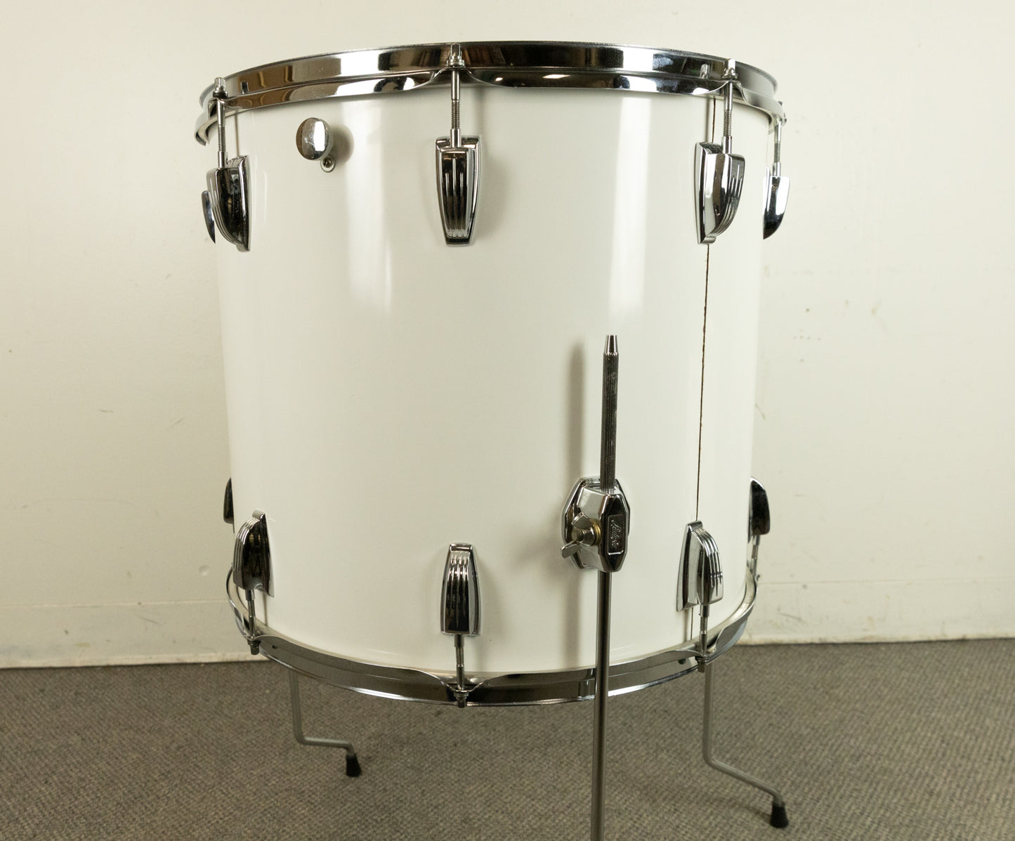 1970s Ludwig White Cortex Quadraplus Drum Set