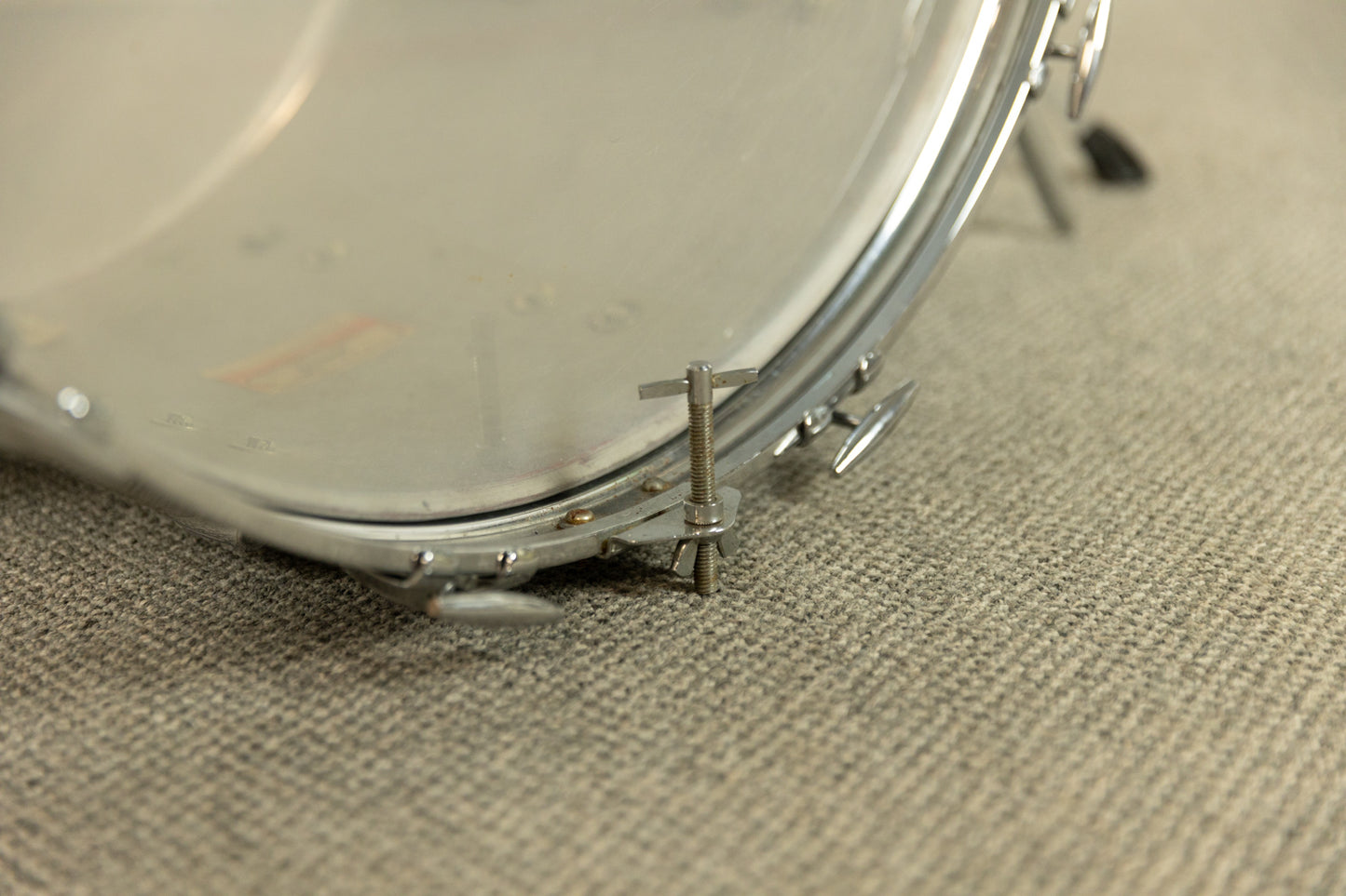 1970s Gretsch Chrome Over Wood Drum Set