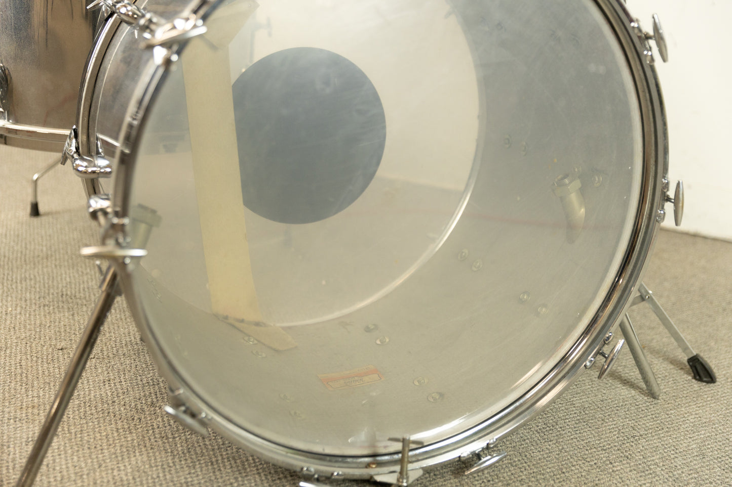 1970s Gretsch Chrome Over Wood Drum Set