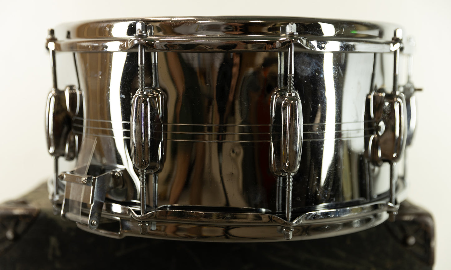 1970s Slingerland  6.5x14 Gene Krupa Sound King Snare Drum