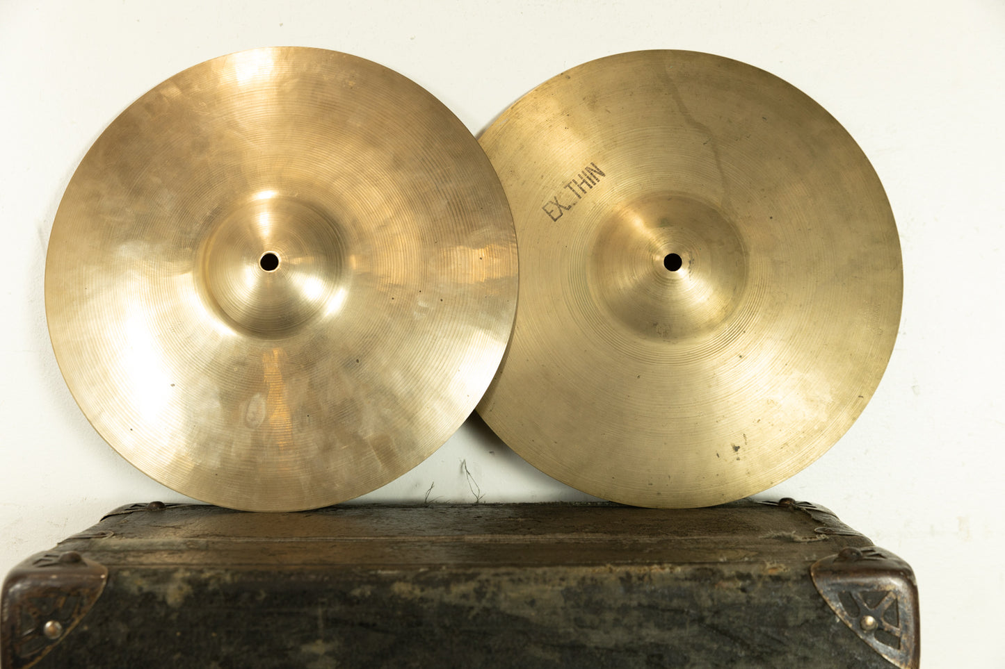 Vintage 12" Zanchi/Zenjian Hi Hat Cymbals 485g 385g