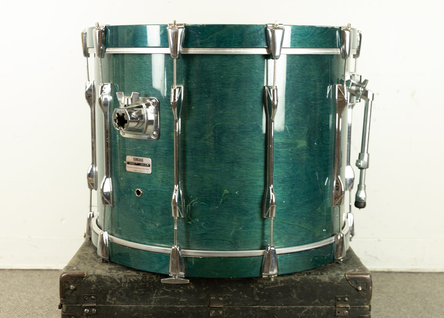 1990s Yamaha Recording Custom 16x22 Turquoise Bass Drum