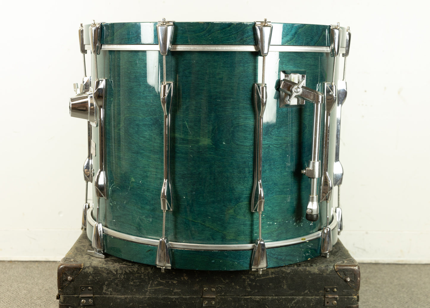 1990s Yamaha Recording Custom 16x22 Turquoise Bass Drum