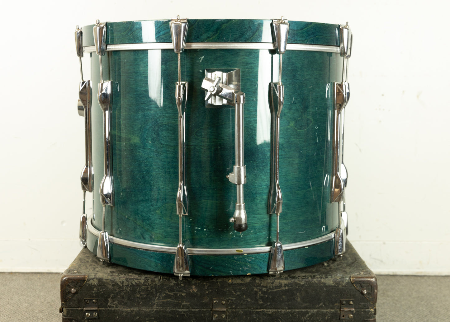 1990s Yamaha Recording Custom 16x22 Turquoise Bass Drum