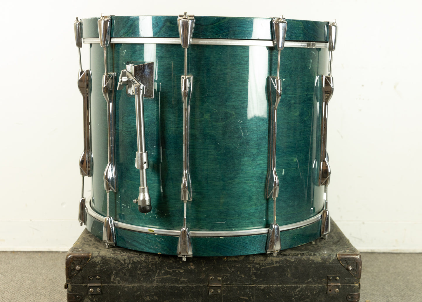 1990s Yamaha Recording Custom 16x22 Turquoise Bass Drum