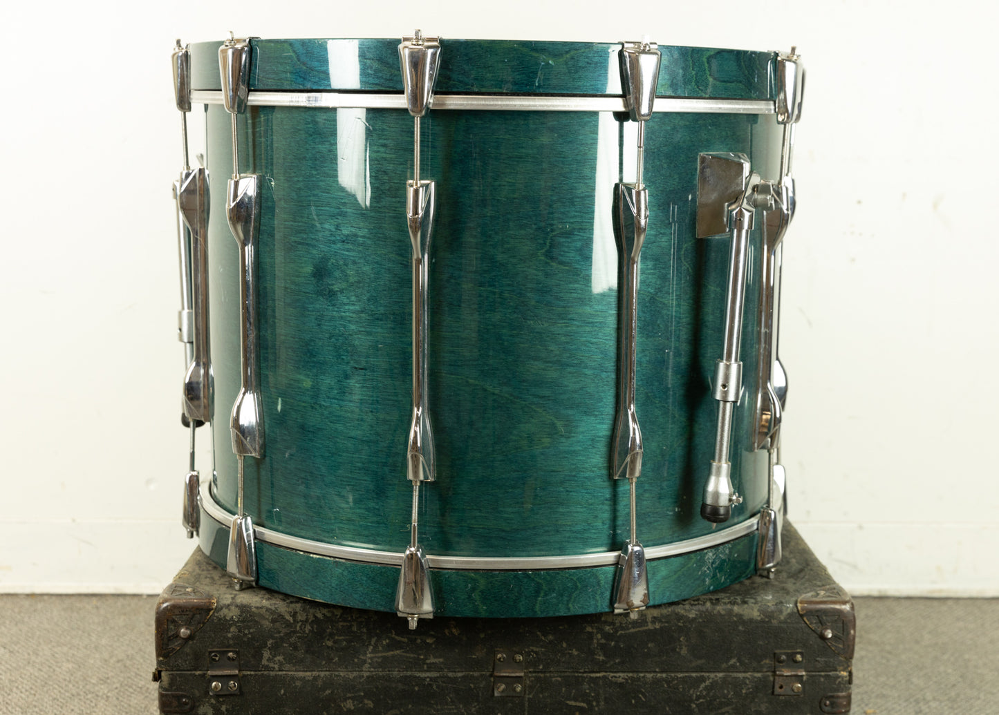 1990s Yamaha Recording Custom 16x22 Turquoise Bass Drum