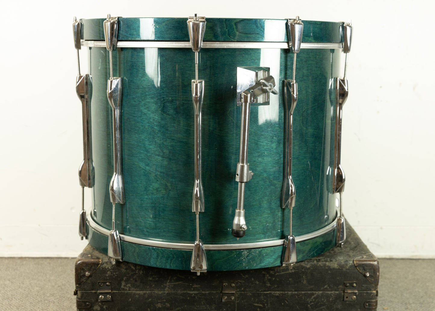 1990s Yamaha Recording Custom 16x22 Turquoise Bass Drum