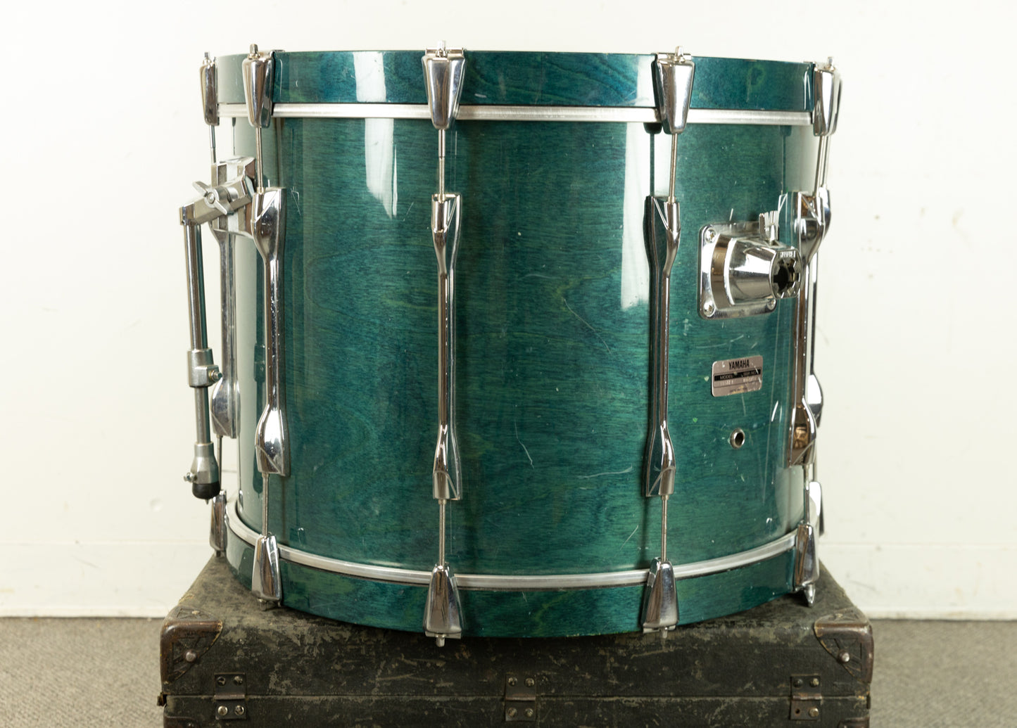 1990s Yamaha Recording Custom 16x22 Turquoise Bass Drum