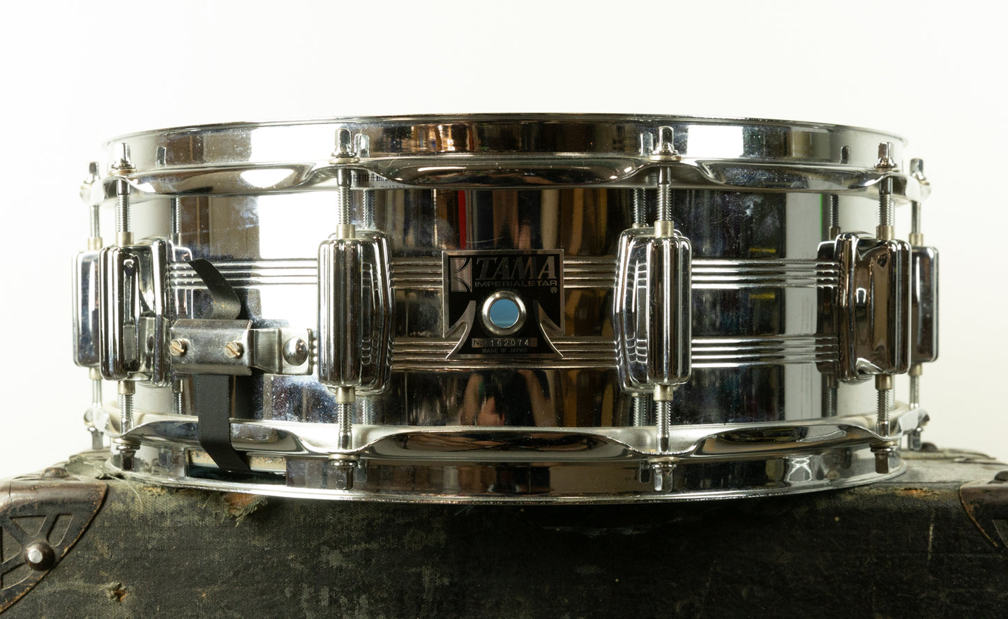 1980s Tama 5x14 Model 8065 Imperialstar Powerline Steel Snare Drum