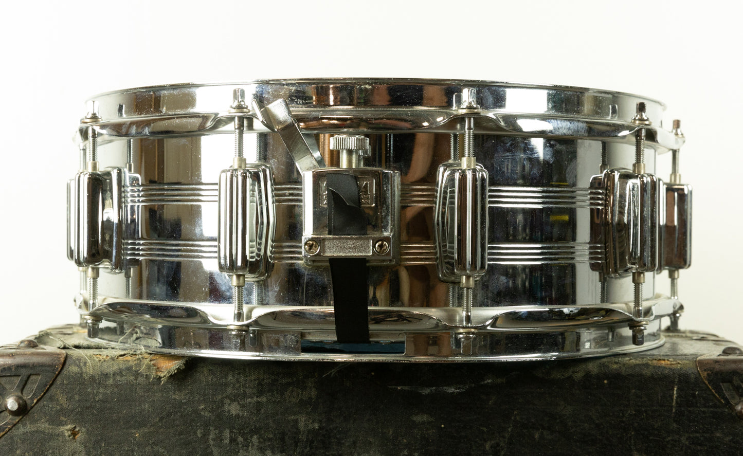 1980s Tama 5x14 Model 8065 Imperialstar Powerline Steel Snare Drum