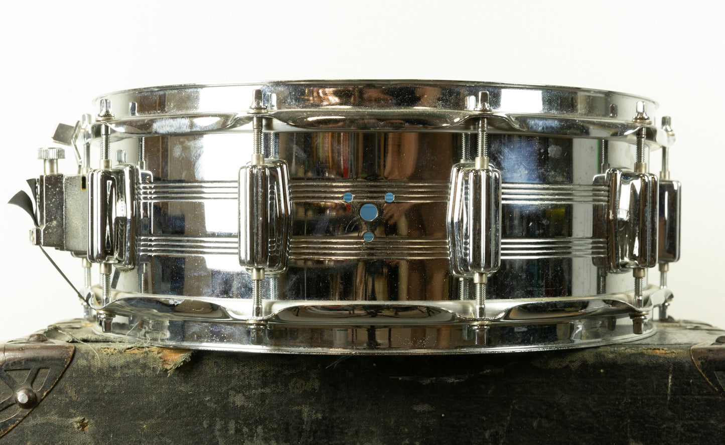 1980s Tama 5x14 Model 8065 Imperialstar Powerline Steel Snare Drum