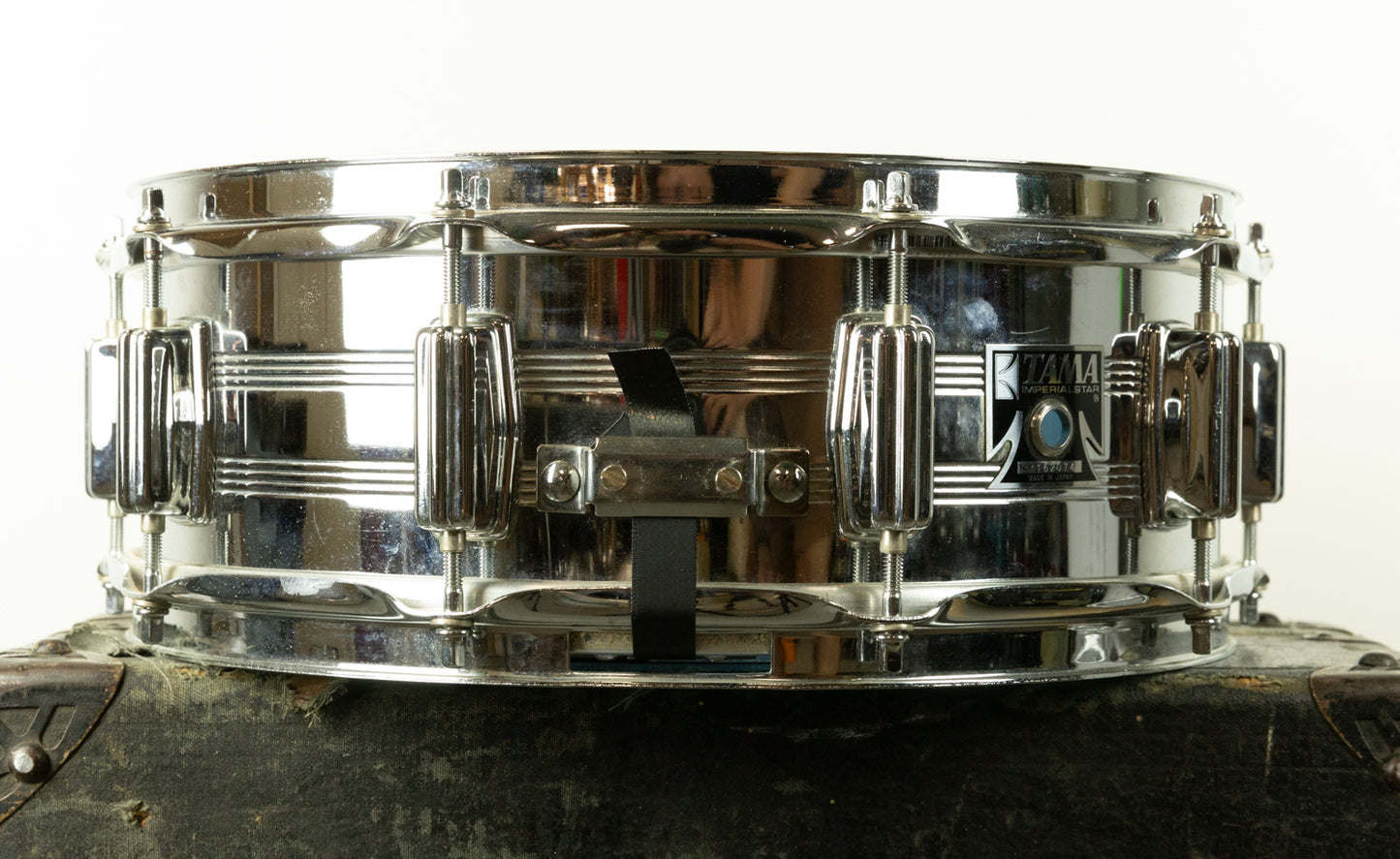 1980s Tama 5x14 Model 8065 Imperialstar Powerline Steel Snare Drum